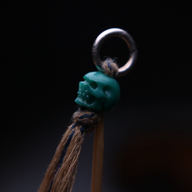 绿松石骷髅侧挂背云线束