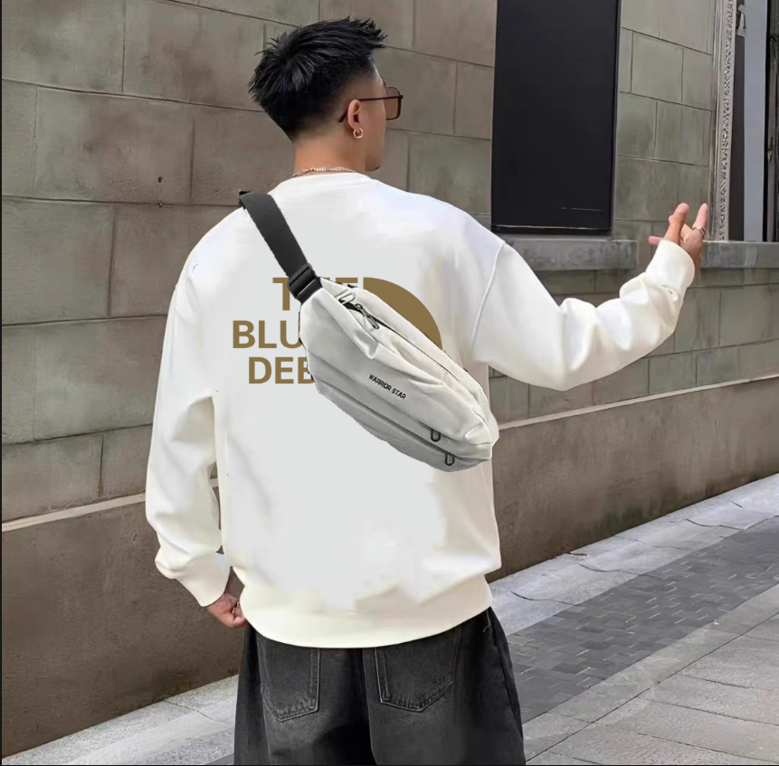 冬季新款圆领卫衣潮流休闲长袖圆领百搭-牧