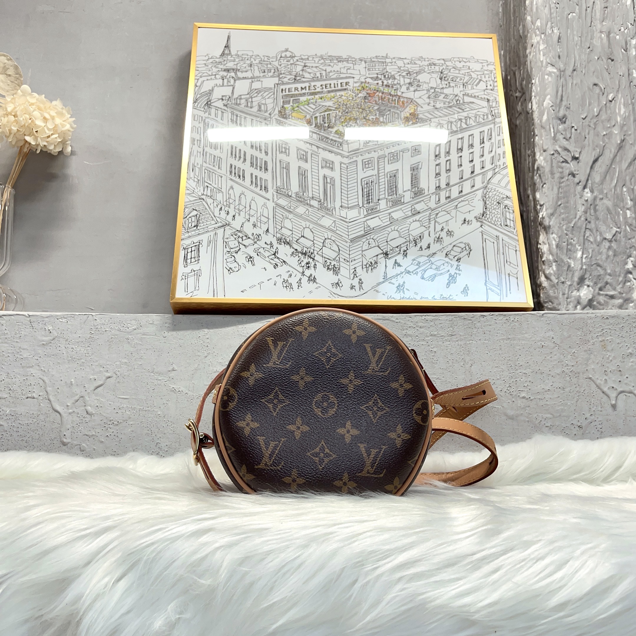 95新 LouisVuitton/路易威登 何为奢侈/小圆饼包  /KX2041