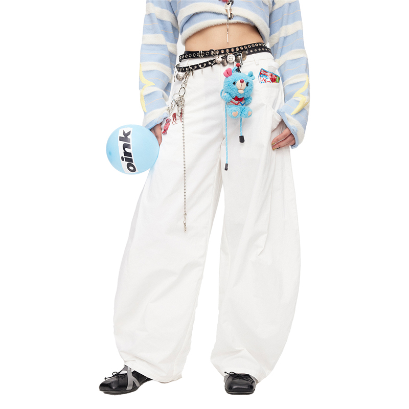 【奥体自播】Oink oink黑白气球裤