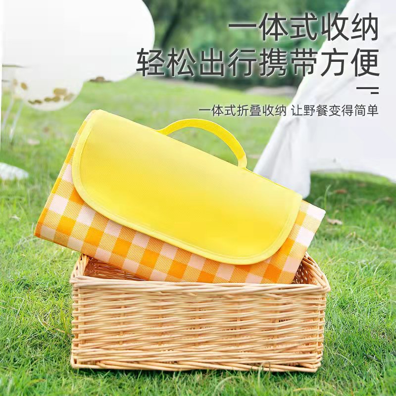 虎督（今日特价）户外用品牛津布野餐垫可折叠垫子防潮垫加厚春游垫
