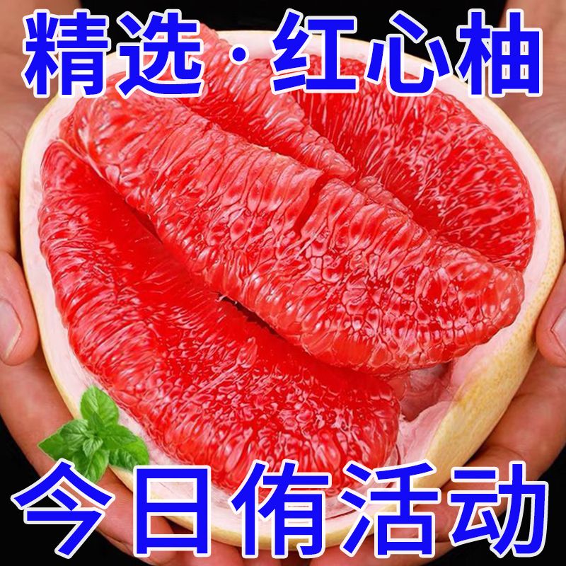 【精品红柚】正宗红心蜜柚非福建超甜应季孕妇新鲜水果红肉大柚子甜