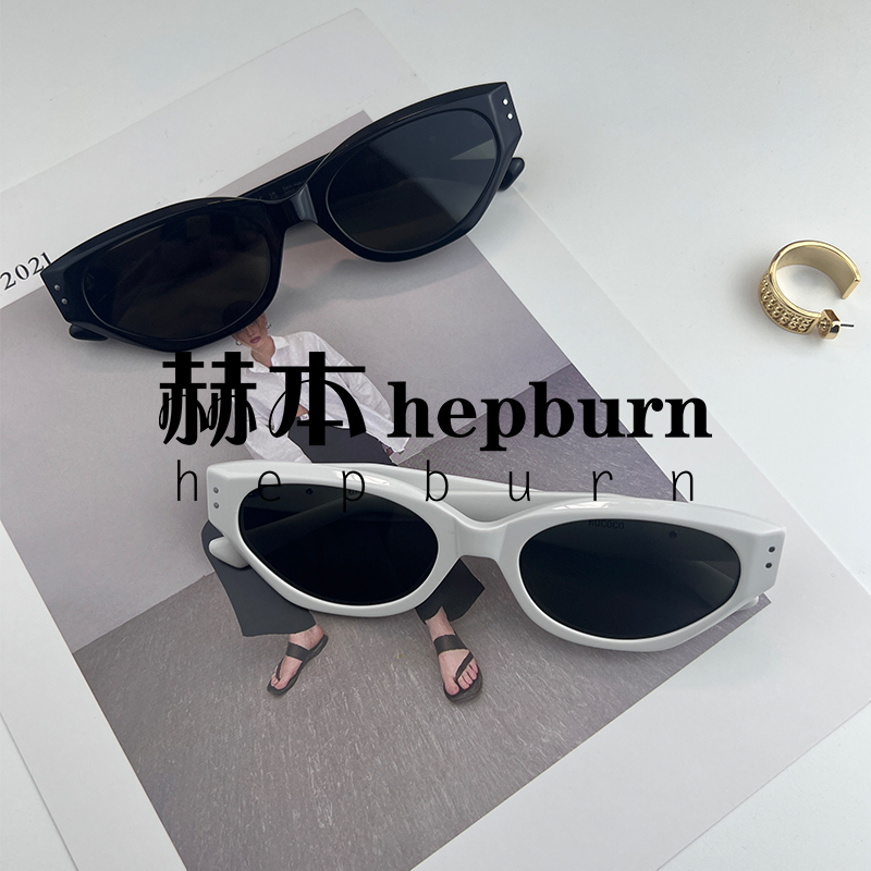 jennie同款2023新款小众墨镜女 时尚街拍款 可配近视太阳眼镜