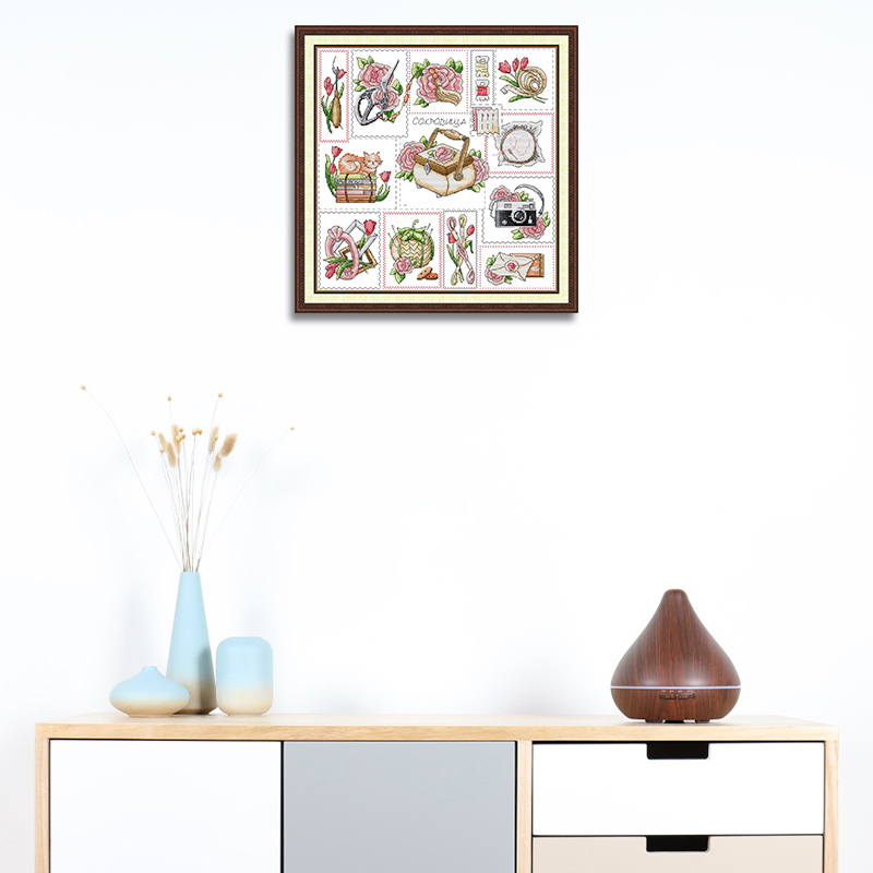 NKF NEEDLE KUNG FU爱手工十字绣静物唯美清新优雅装饰手工套件