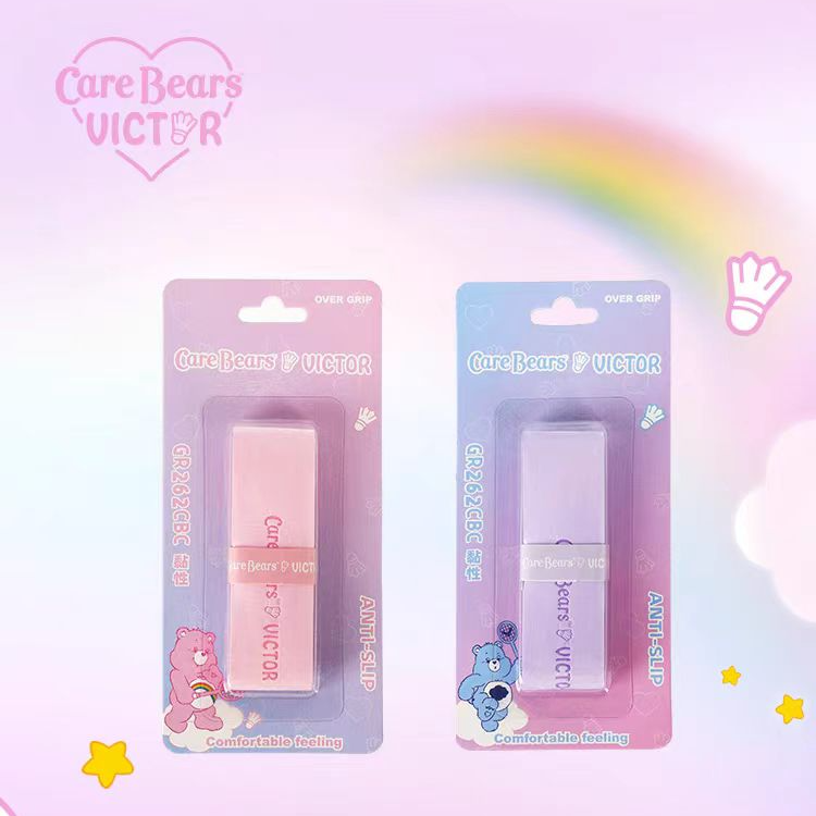 正品VICTOR/威克多Care Bears爱心熊联名系列手胶GR262CBC吸汗带