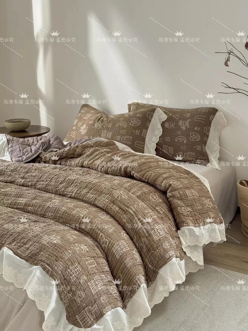 幕古（Mugu）森古息棉被可机洗双人200*230～文雕 会起小毛球