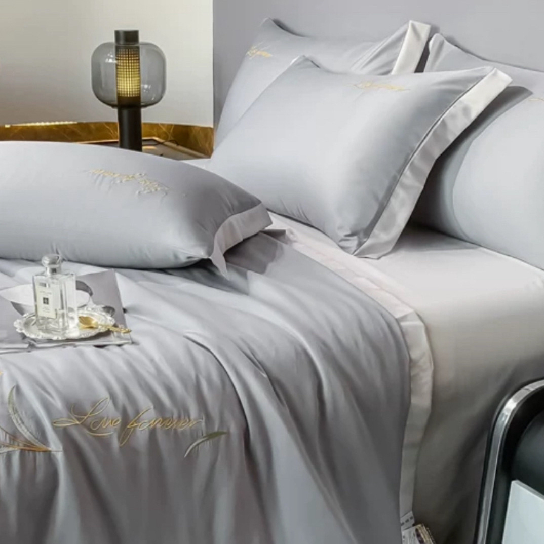 莱赛尔兰精天丝床单三件套微瑕～B815