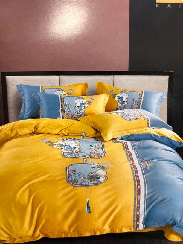 宫廷风轻奢长绒棉四件套标准200*230～画春堂A84
