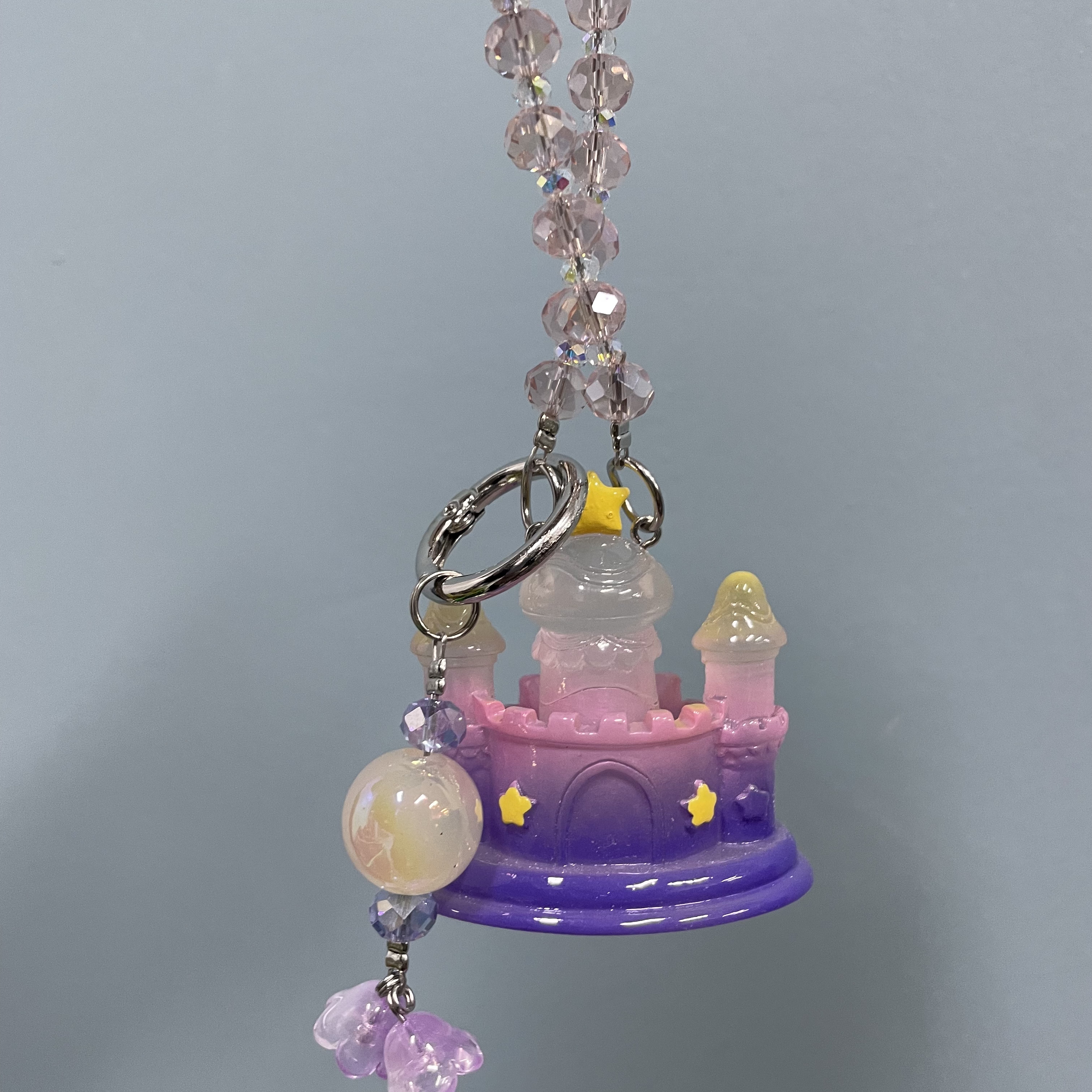 夜光大城堡手机链D500