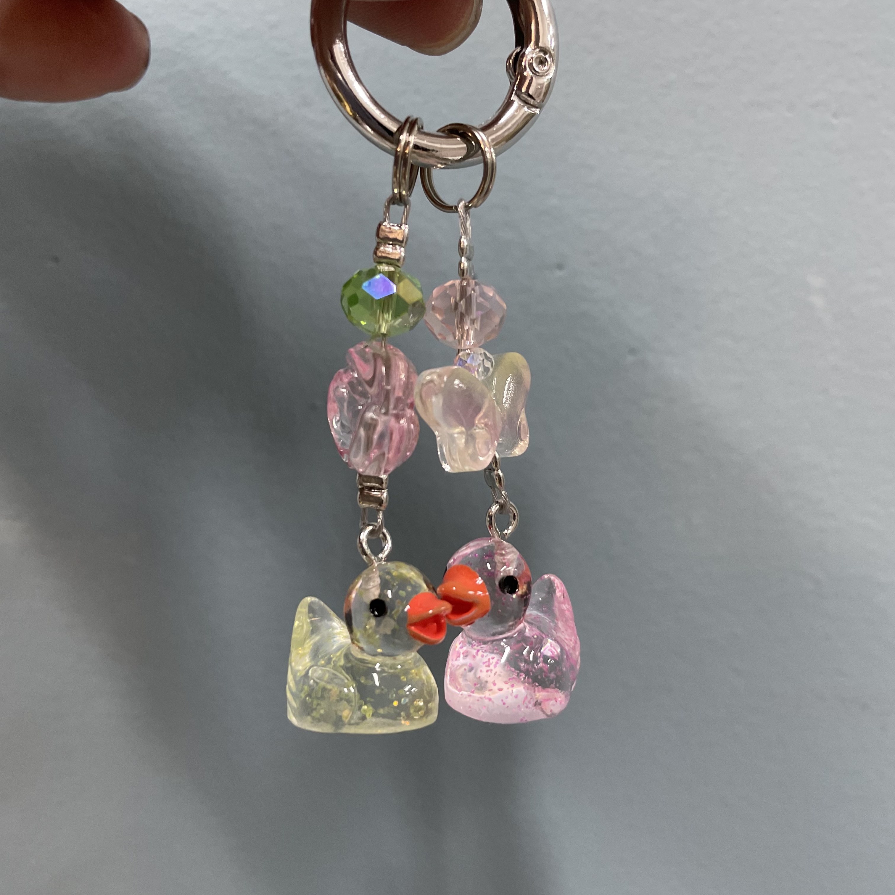 一对鸳鸯手机坠D264