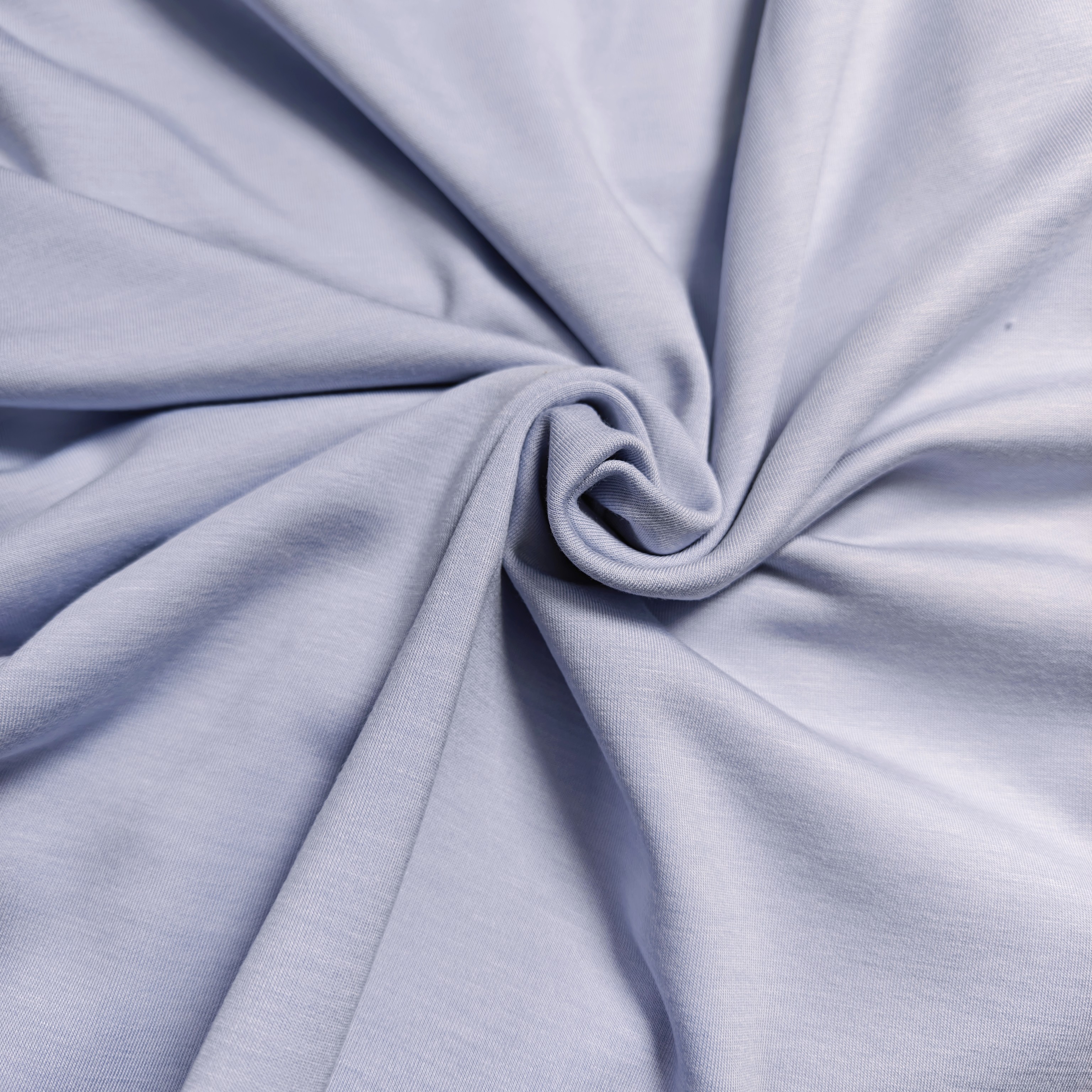 宁静蓝小慕单面澳绒布料