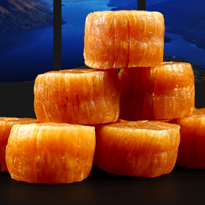 海南渔民自晒元贝食用金色元贝大颗500g特大干贝营养金黄美味美味