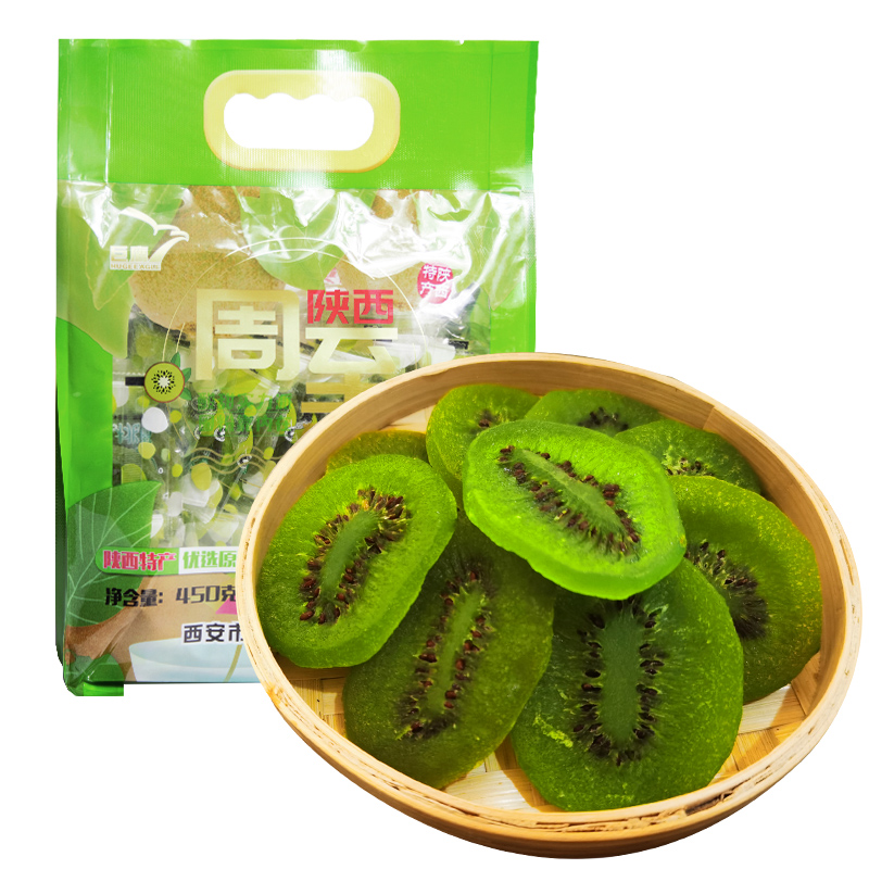 巨鹰猕猴桃片450g水果干零食猕猴桃凉果蜜饯果脯休闲凉果