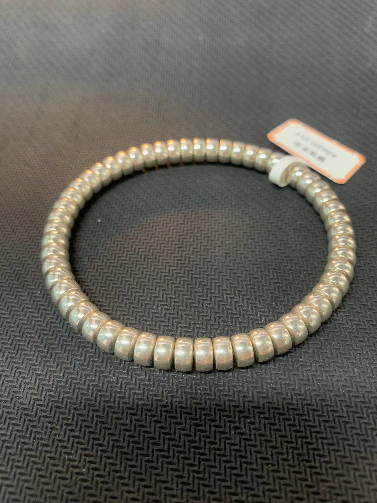 925银手链 s925银隔片手链纯银素圈时尚百搭单圈