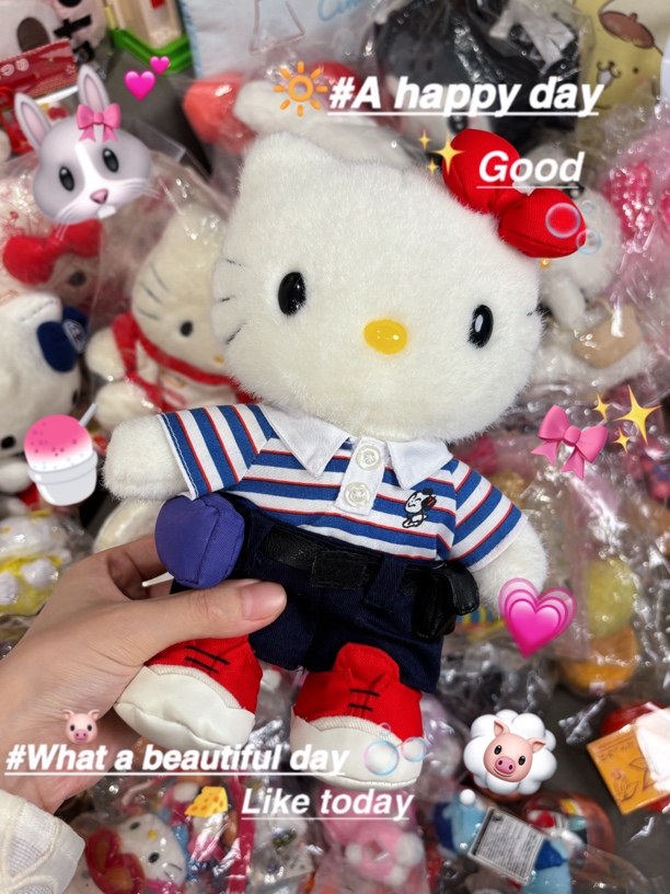 正版kitty毛绒玩偶专拍