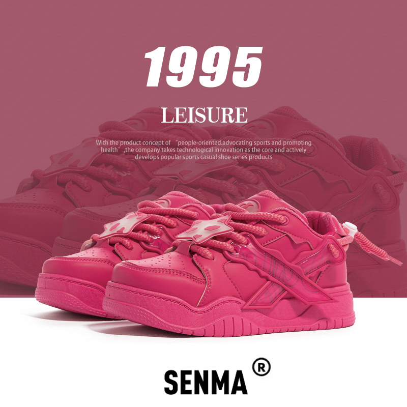 SENMA/森马品牌2025新款潮流潮鞋ol学生透气小众百搭ins厚底鞋子
