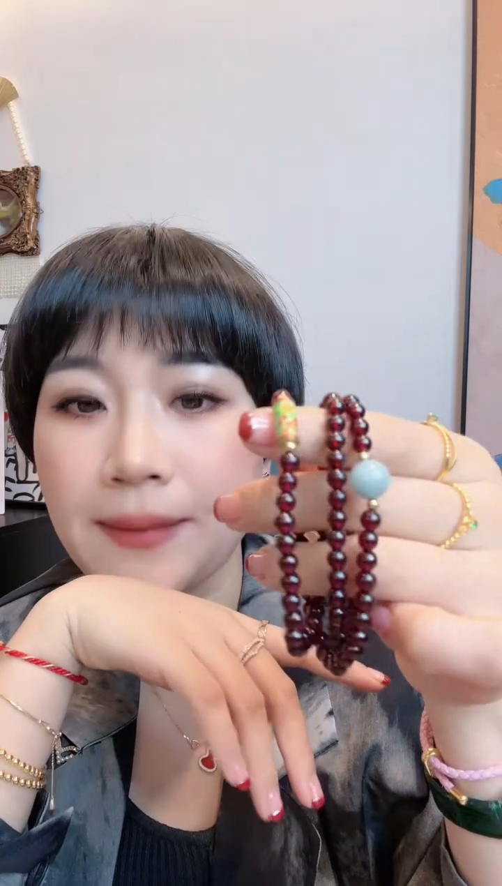 【闪购商品】石榴石手链未镶嵌手串