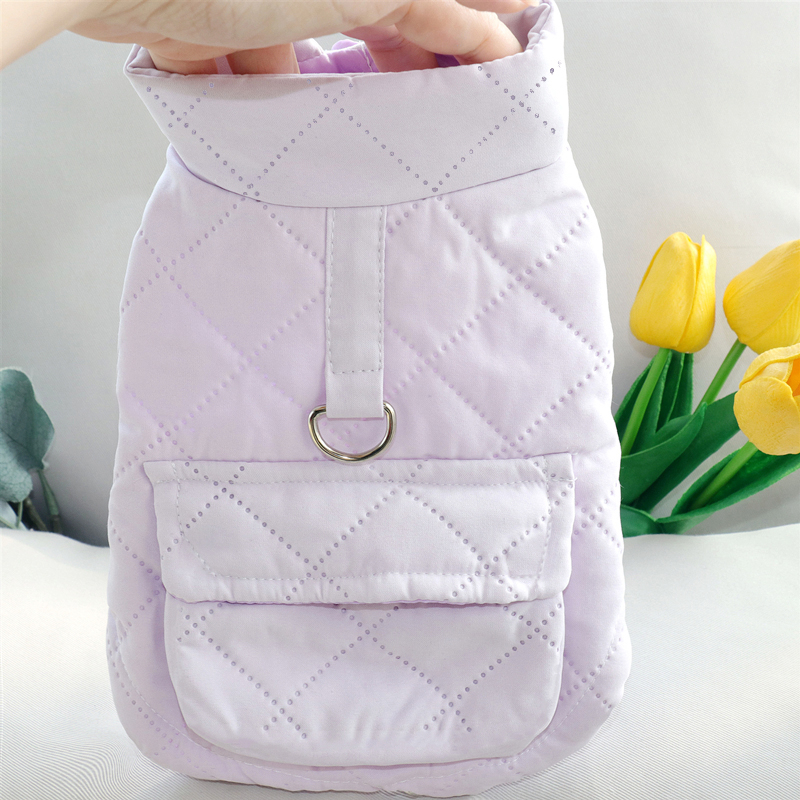 狗狗衣服牵引马甲秋冬装泰迪比熊雪纳瑞小型犬幼宠物服饰2023新款