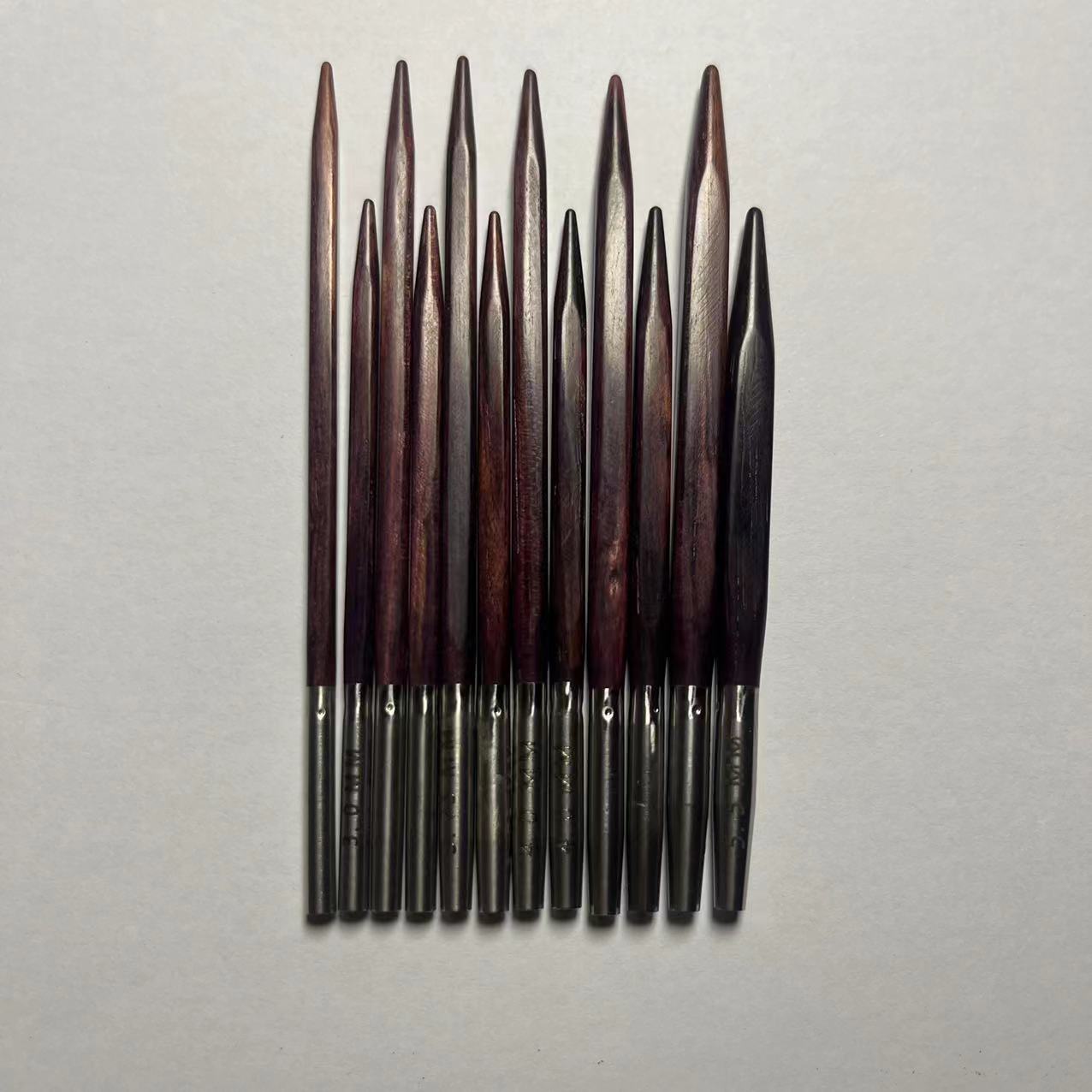 纯手工赛州黄檀环形毛衣针袖子针