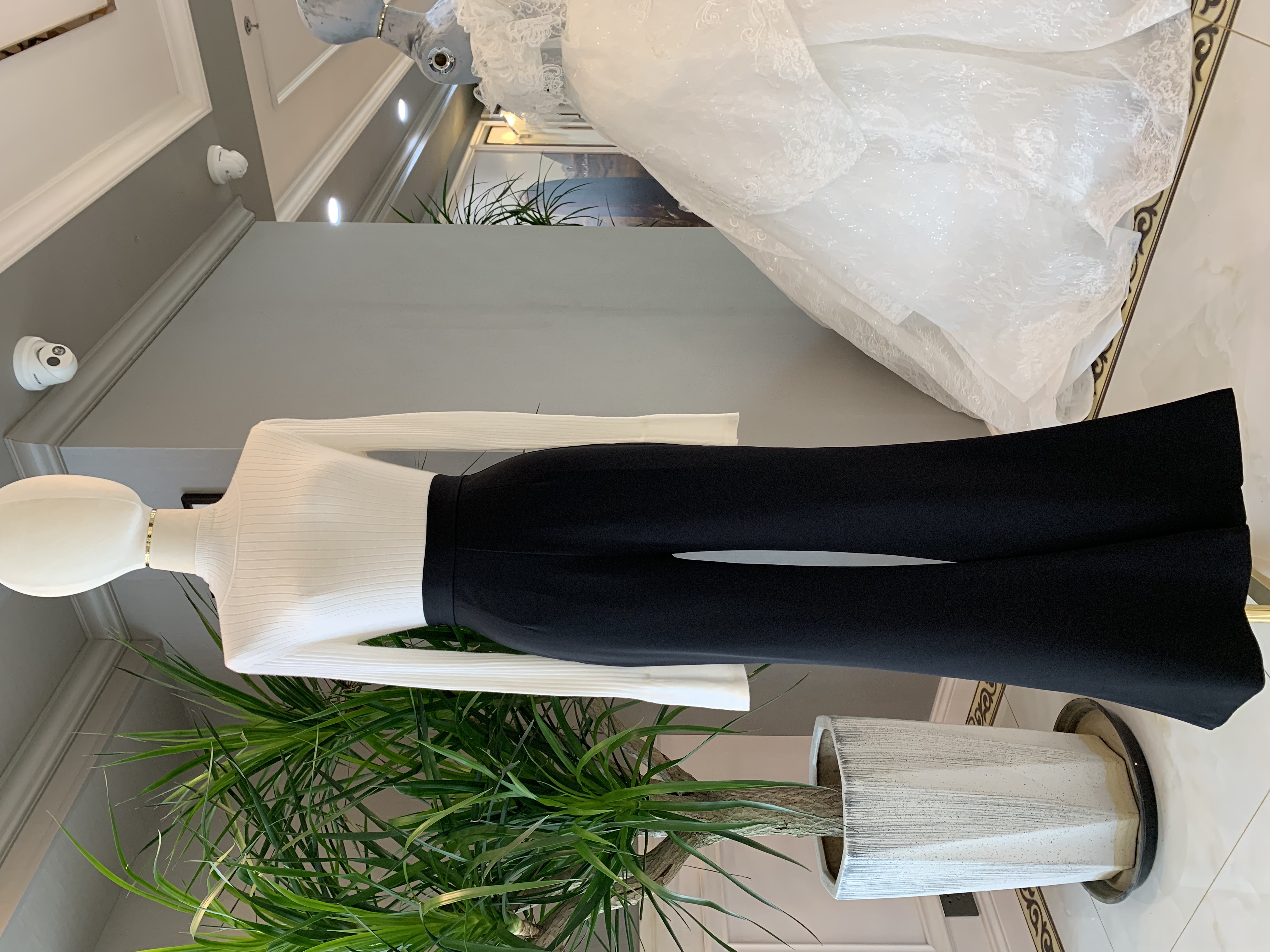 ANDERA骆杨倾城原创  2023新款休闲修身百搭高腰喇叭神裤加厚款