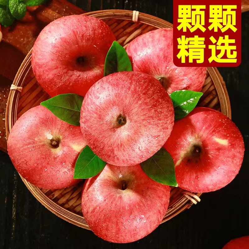 正宗陕西洛川苹果新鲜水果红富士当季整箱应季时令冰糖心产地直发