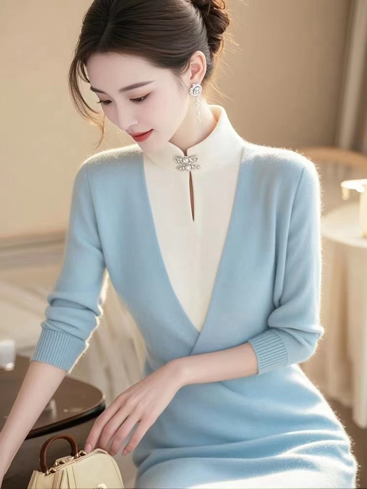 【201-300】羊毛羊绒包检测工厂品牌高货尾单秋冬连衣裙(201-300)