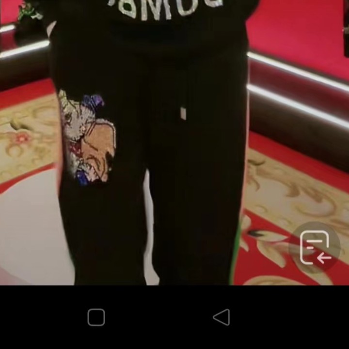 小飞象烫钻休闲裤