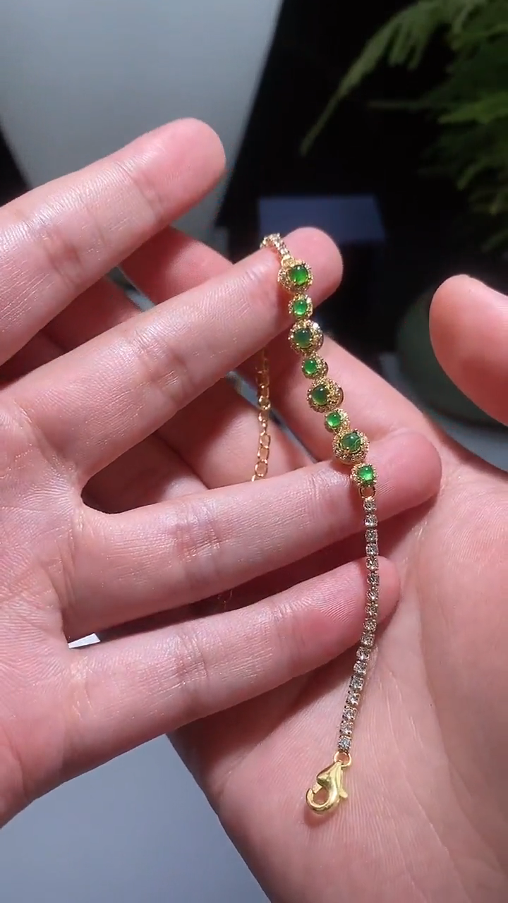 【闪购商品】翡翠手链合金手链