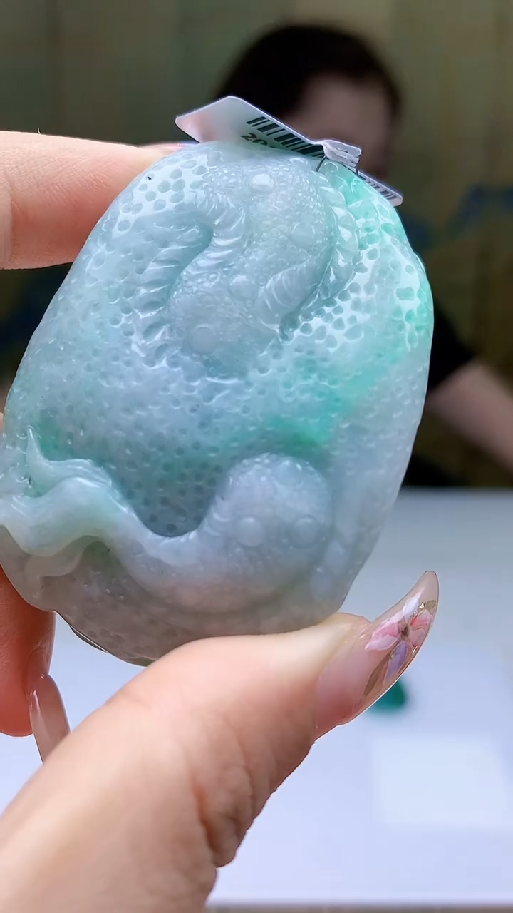 【闪购商品】定制翡翠未镶嵌毛货挂件120-5029ty
