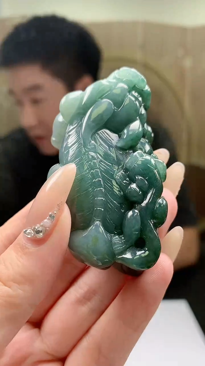 【闪购商品】定制翡翠未镶嵌5028yx-毛货吊坠57