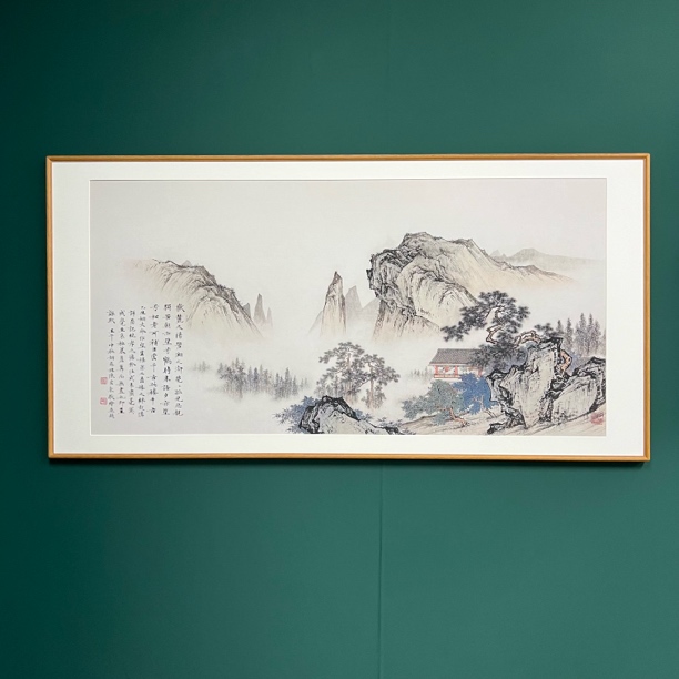 【望云楼】茶室客厅书房室内装饰挂画