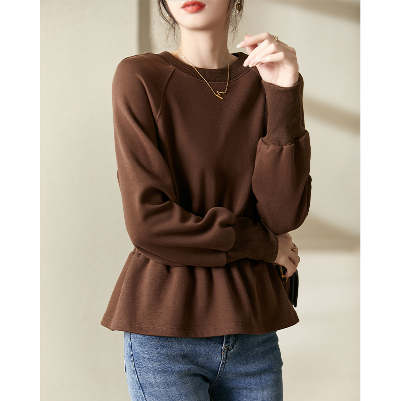 梵希蔓时髦收腰卫衣V3817