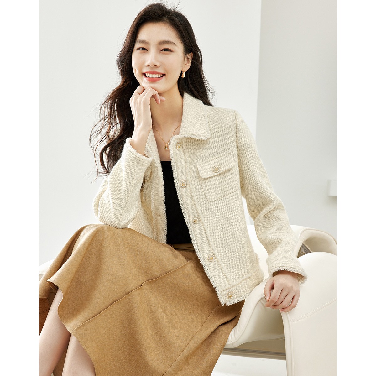 【程总专属】梵希蔓简约气质小香风外套女M2788