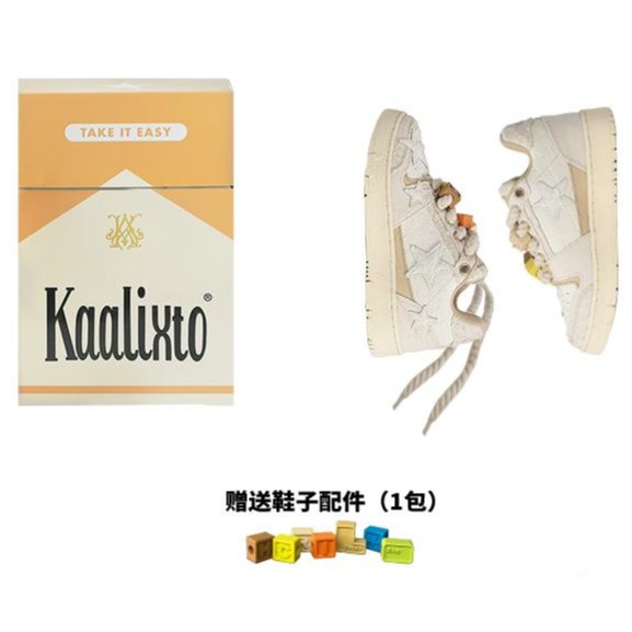 Kaa lixto百搭板鞋ins车澈联名款旗舰国潮新款潮流原创情侣星星鞋