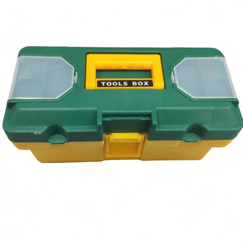 武 14寸黄绿塑料加强工具箱
