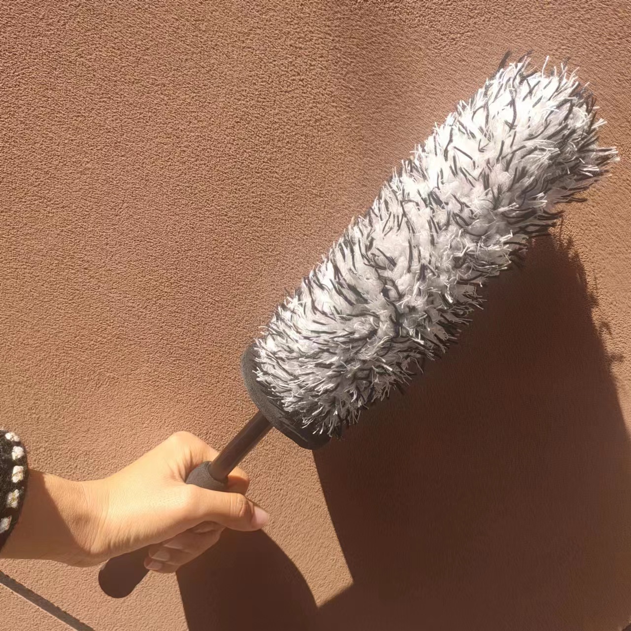Wheel Brush汽车轮毂清洁刷 车漆浮尘内饰座椅缝隙纤维软丝洗车刷