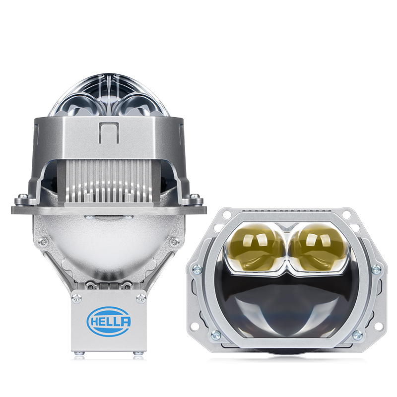 德国海拉7方形双直射LED双光透镜海拉7双直射海拉双直射激光大灯