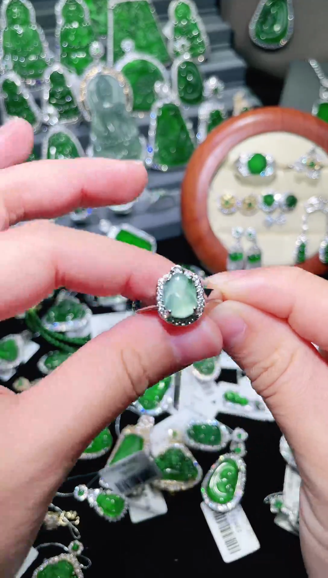 【闪购商品】翡翠戒指未镶嵌貔貅戒指Y