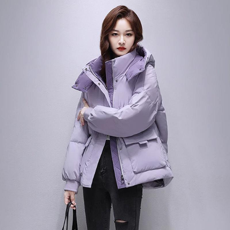 波司登羽绒服女短款2023年新款冬季连帽小个子韩版加厚保暖外套