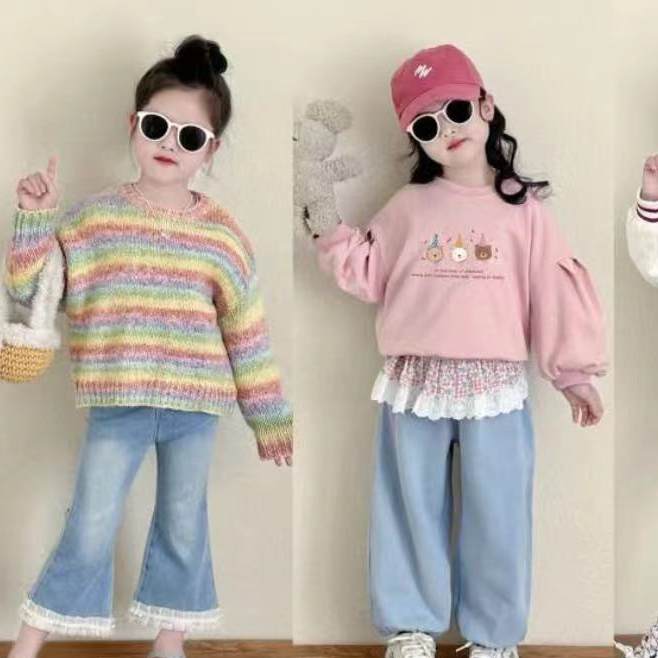 （非图片款4-12）男童女童时尚百搭中大童潮款洋气服饰