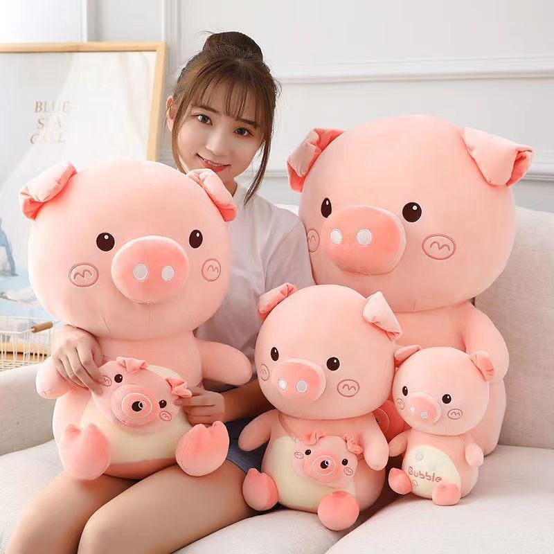 猪玩偶毛绒玩具抱枕公仔布娃娃床上睡觉夹腿猪公仔新年礼物女生