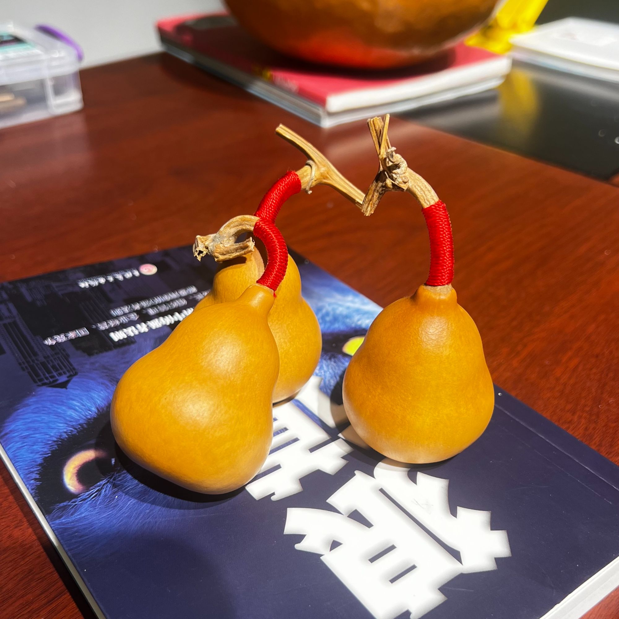 荨葫工艺①直播间选购链接}}葫芦把件墨刻文玩大小号摆件手串葫芦