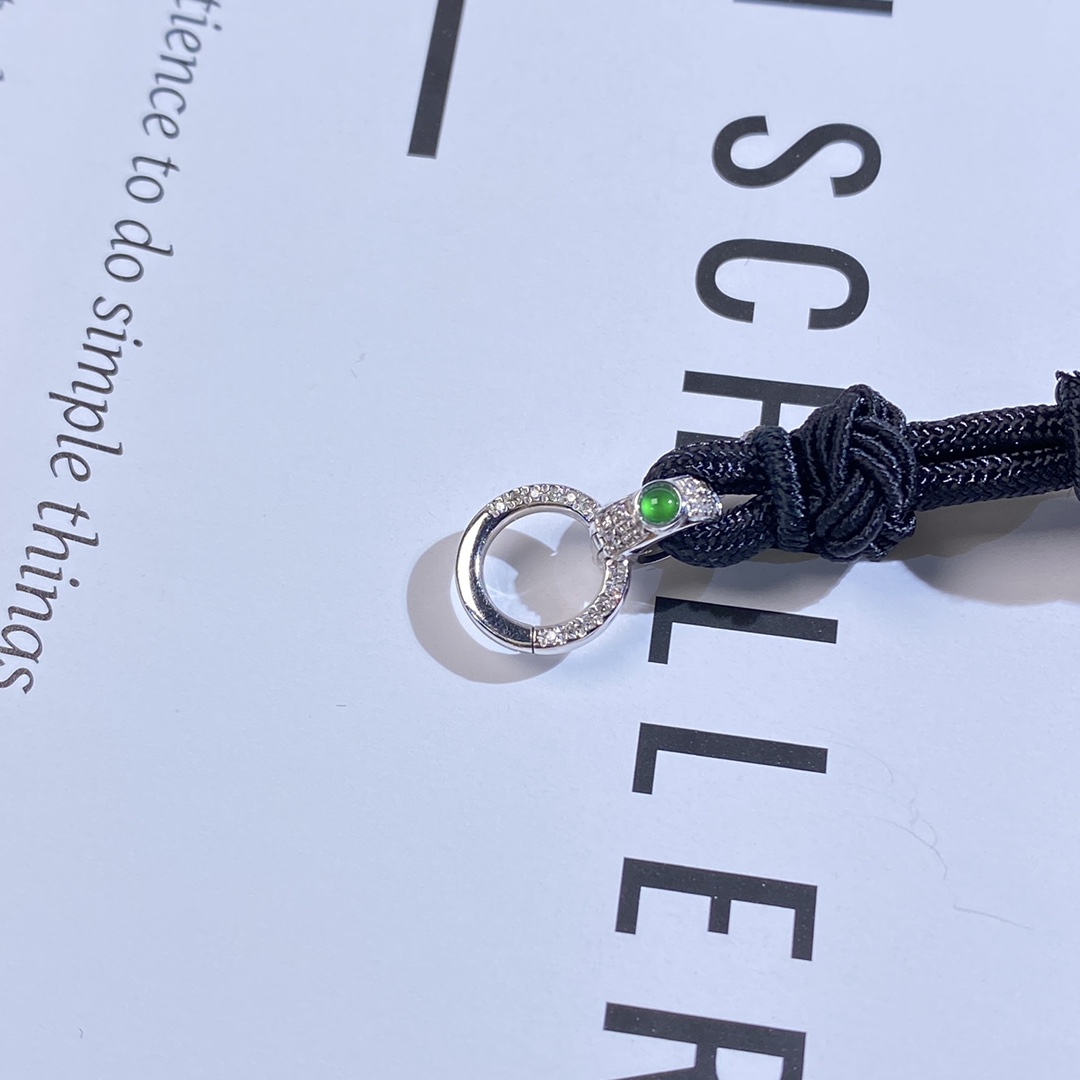 [点石家]18K金镶嵌高货绳吊坠转换扣头多样性发一件