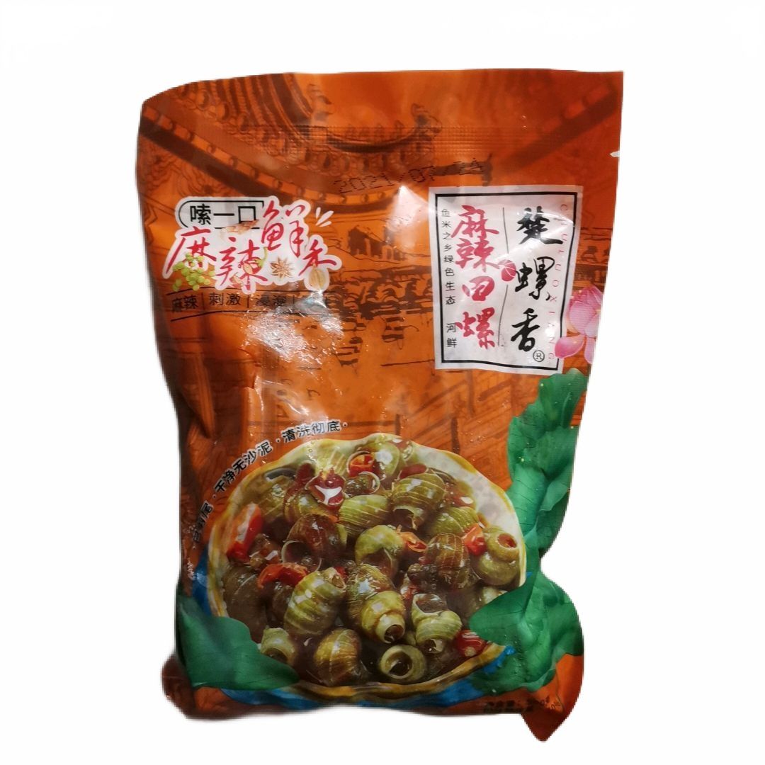 麻辣田螺500克/袋开袋即食