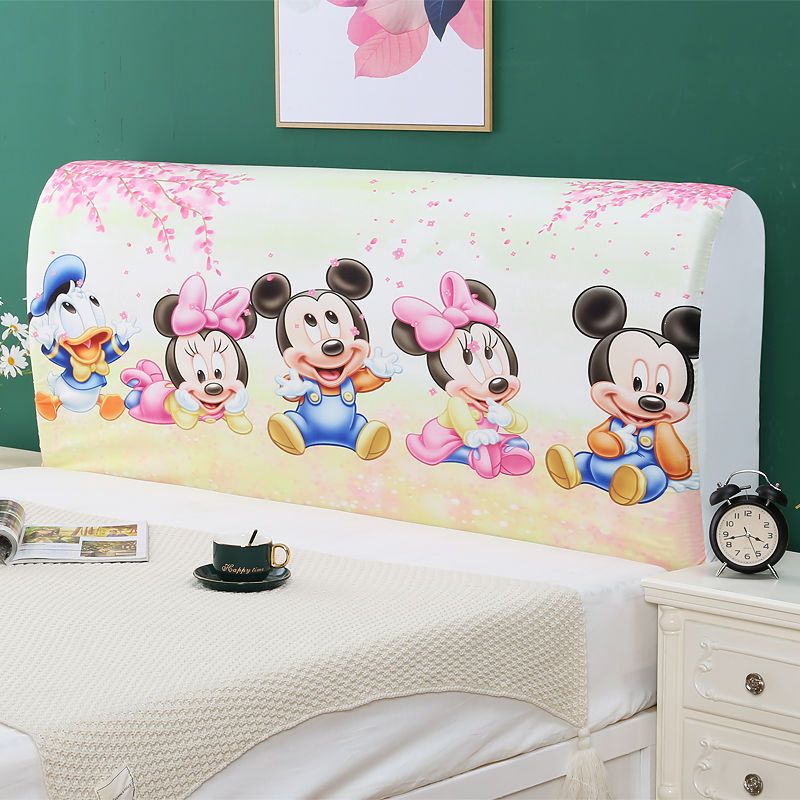 床头套罩1.5儿童卡通床头套木质180软包床头罩防尘罩保护套北欧风