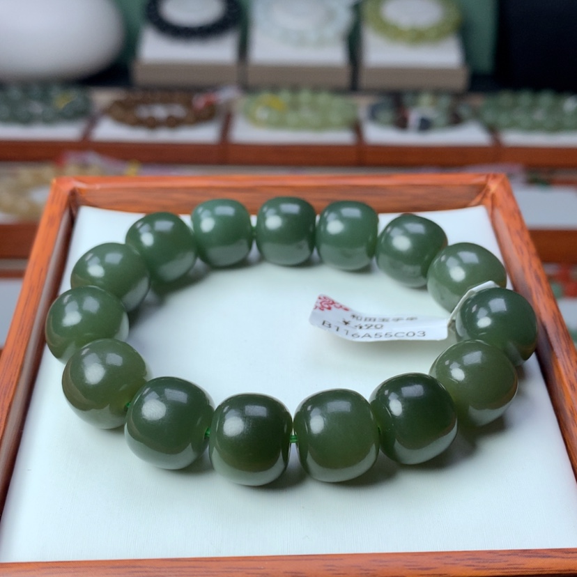 【闪购商品】和田玉手链未镶嵌?****?卡14