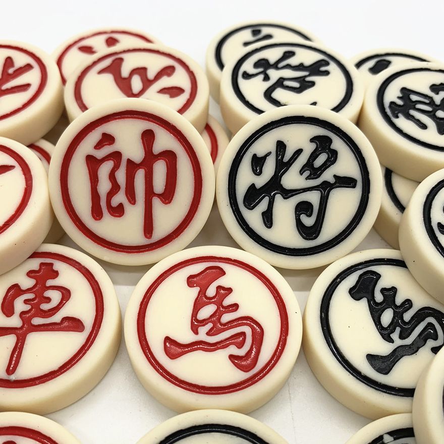 密胺材质中国象棋儿童学生成人麻将料便携套装大小号优质培训相棋
