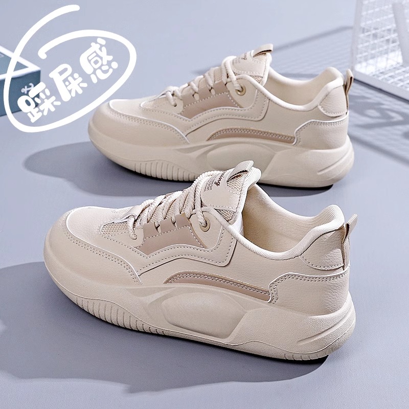 运动鞋女2023年秋季新款时尚百搭休闲女鞋轻便防滑厚底旅游鞋潮流