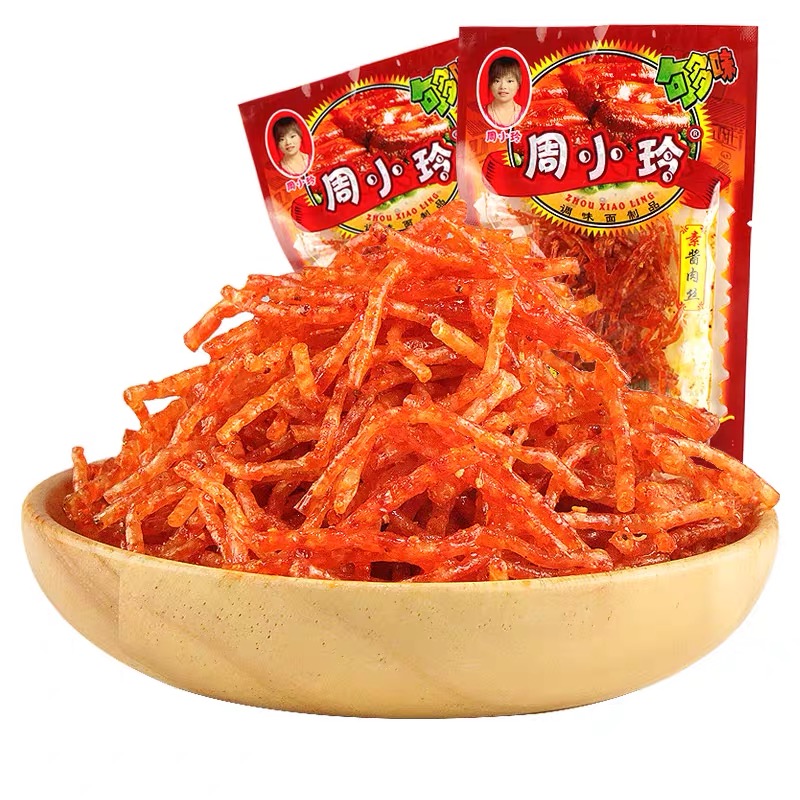 周小玲素酱肉丝辣条 经典味道 20袋