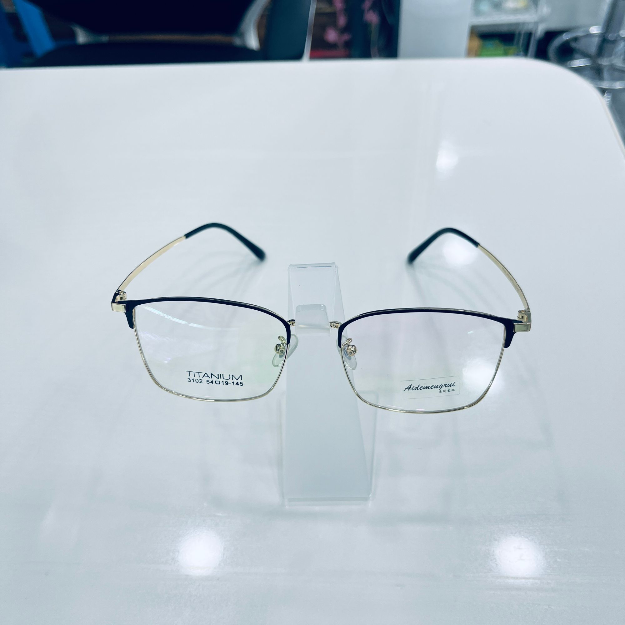 网红眉毛钛架可配防蓝光眼镜 近视眼镜 老花眼镜